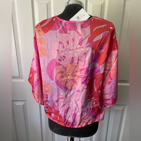 Adrienne Gigi Palm Beach Top Size Small - Picture 2 of 8